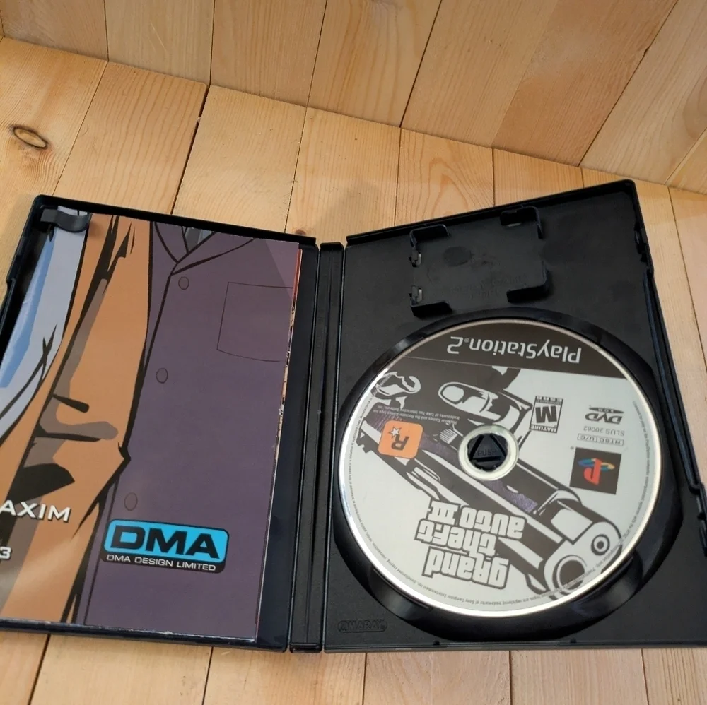 Grand Theft Auto III for Sony 2 - Black Used Game